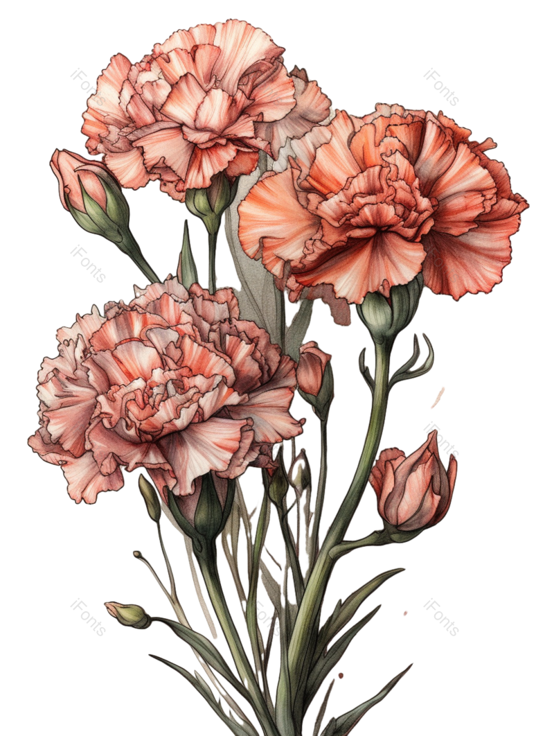 花朵素材图片,母亲节素材元素,PNG,免抠素材